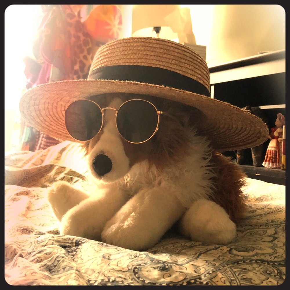 Adorable straw hat perfect for summer!